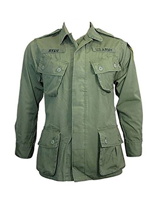 US Olive Green Tropical/Jungle Jacket - Vietnam Era