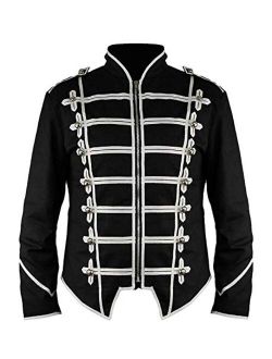 Ro Rox Steampunk Military Drummer Emo Punk Gothic Parade Jacket