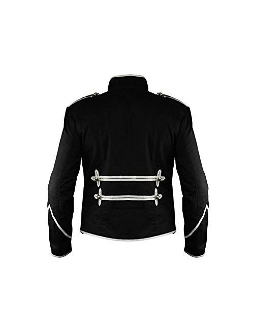 Ro Rox Steampunk Military Drummer Emo Punk Gothic Parade Jacket