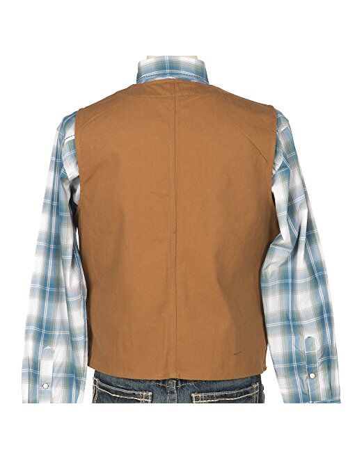 Wyoming Traders Mens Canvas Concealed Carry Vest XL Tan