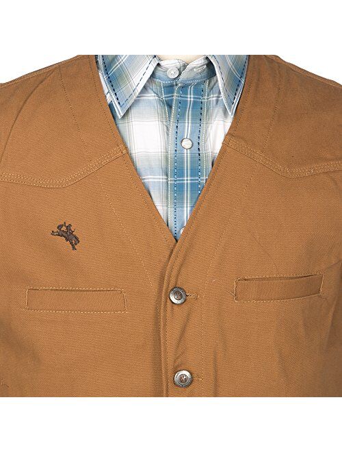 Wyoming Traders Mens Canvas Concealed Carry Vest XL Tan