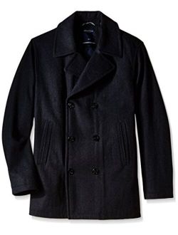 Men's Big and Tall Wool-Blend Peacoat