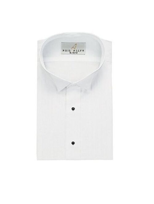 Tuxedo Shirt - Wing Collar 1/8" Pleat 65% Polyester 35% Cotton (18.5 - 34/35)