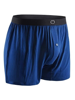 Bamboo Mens Boxers for Men Underwear Shorts - Soft Loose Comfortable Breathable