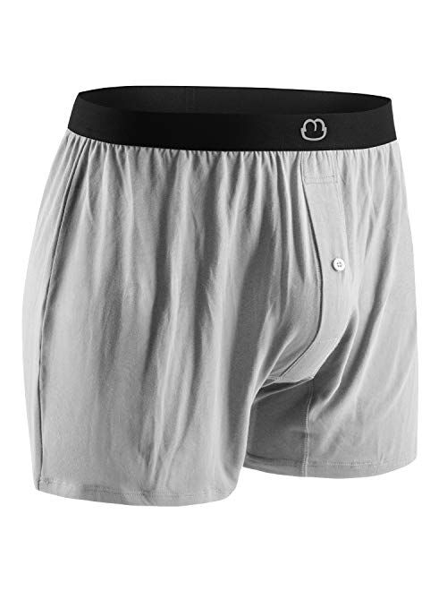 Bamboo Mens Boxers for Men Underwear Shorts - Soft Loose Comfortable Breathable