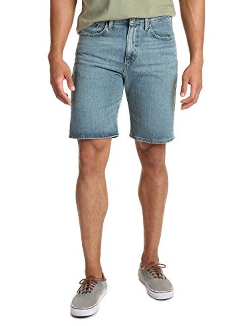 Wrangler Men's Denim Solid Relaxed Fit Comfort Flex Waistband Short