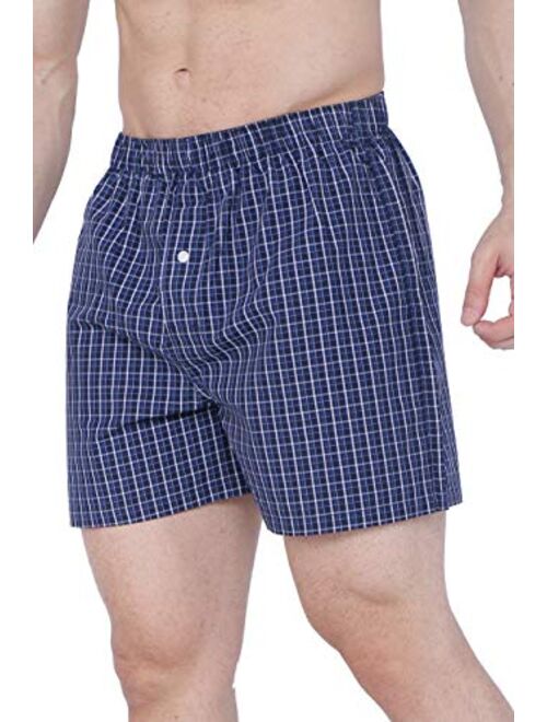 The Briefery Men's Cotton Woven Boxer (3 Pack)