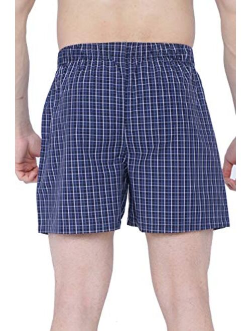 The Briefery Men's Cotton Woven Boxer (3 Pack)