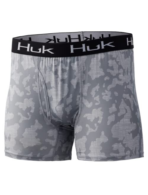 HUK Mens Boxer Brief | Dry Fit Boxers with Anti-ial Treatment