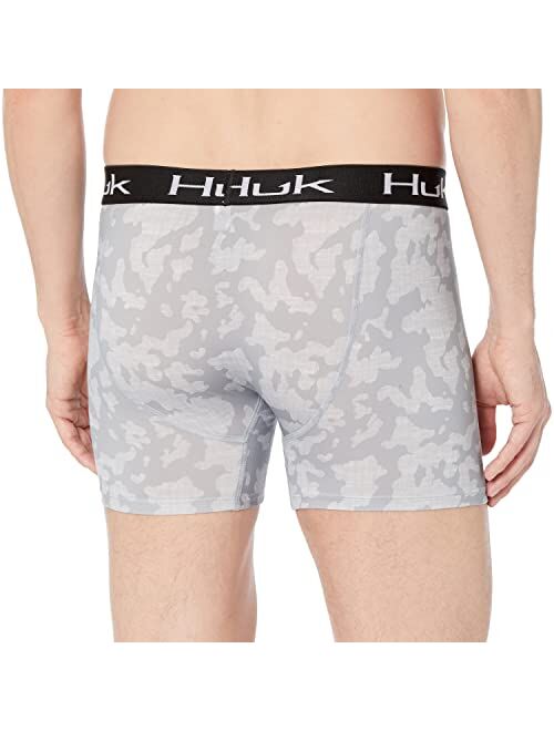 HUK Mens Boxer Brief | Dry Fit Boxers with Anti-ial Treatment