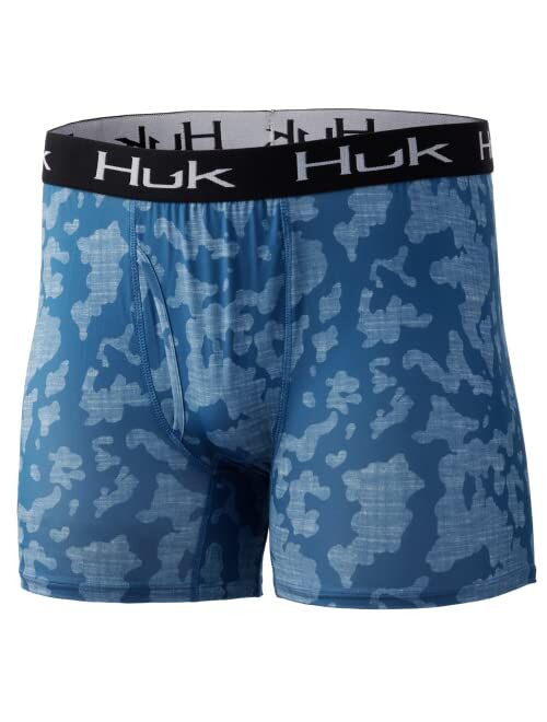 HUK Mens Boxer Brief | Dry Fit Boxers with Anti-ial Treatment