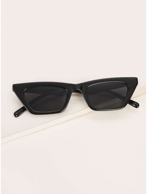 Shein Cat Eye Flat Lens Sunglasses