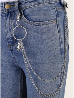 Buy Bear Charm Layered Pant Chain online | Topofstyle
