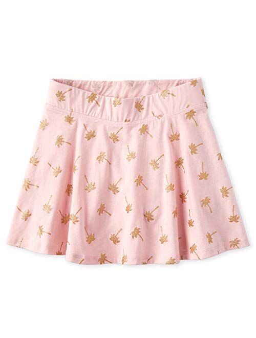 The Children's Place Big Girls' Printed Skort