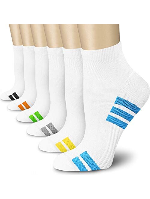 Compression Socks (3/6/7 Pairs) for Women and Men Sport Plantar Fasciitis Arch Best for Running,Flight,Travel,Nurses