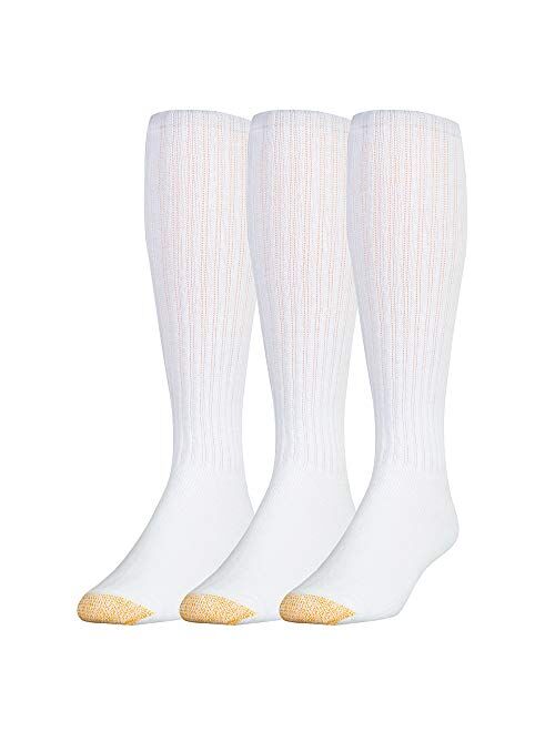 Gold Toe Men's Cotton Over-the-Calf Athletic Socks (3-Pack)