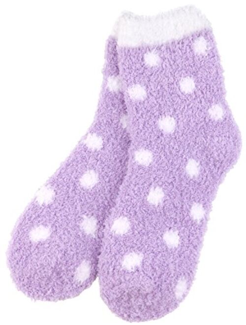 HASLRA Premium Soft Warm Microfiber Fuzzy Socks 2-5 Pairs