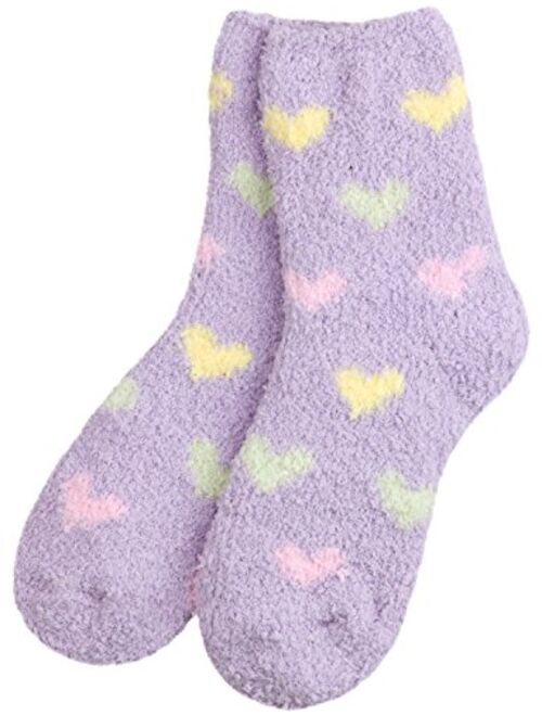 HASLRA Premium Soft Warm Microfiber Fuzzy Socks 2-5 Pairs