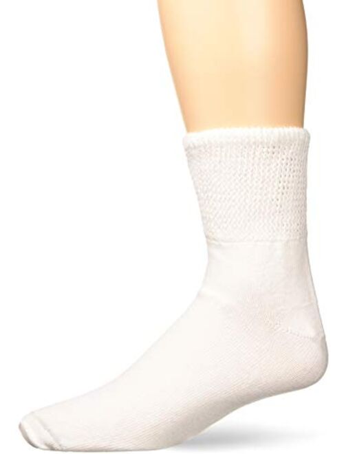 Extra Wide Comfort Athletic Quarter Socks