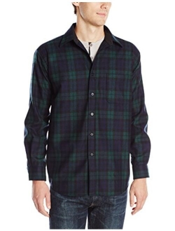 Men's Long Sleeve Button Front Classic Lodge Shirt