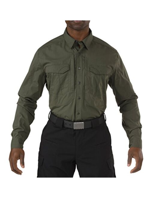 5.11 Tactical Men's Stryke Long Sleeve Shirt, Flex-Tac Stretch Fabric, Teflon Finish, Style 72399