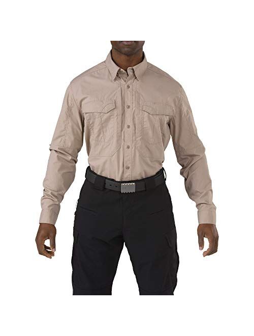 5.11 Tactical Men's Stryke Long Sleeve Shirt, Flex-Tac Stretch Fabric, Teflon Finish, Style 72399