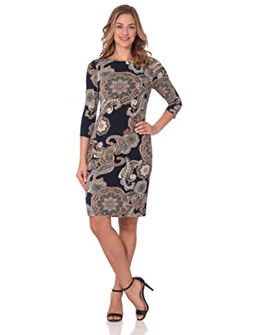 Rekucci Women's Classic Chic Shift Dress