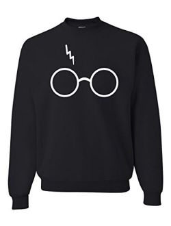 Wild Bobby Wizard Glasses Scar Unisex Crewneck Sweatshirt Fashion Sweatshirt