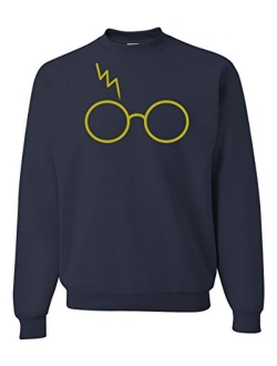 Wild Bobby Wizard Glasses Scar Unisex Crewneck Sweatshirt Fashion Sweatshirt