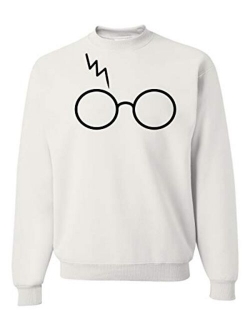 Wild Bobby Wizard Glasses Scar Unisex Crewneck Sweatshirt Fashion Sweatshirt