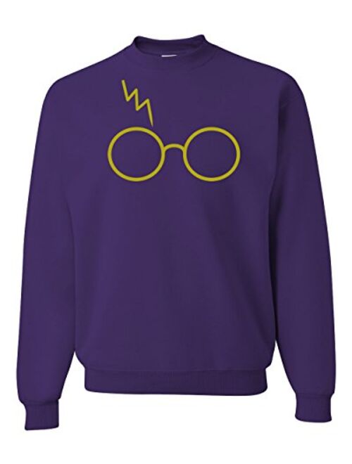 Wild Bobby Wizard Glasses Scar Unisex Crewneck Sweatshirt Fashion Sweatshirt