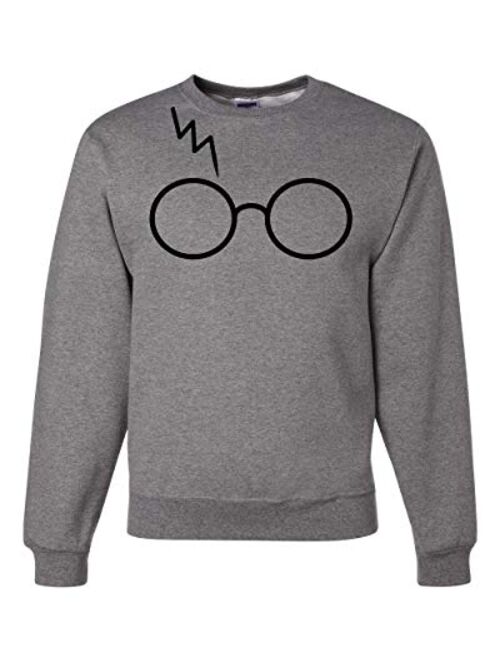 Wild Bobby Wizard Glasses Scar Unisex Crewneck Sweatshirt Fashion Sweatshirt