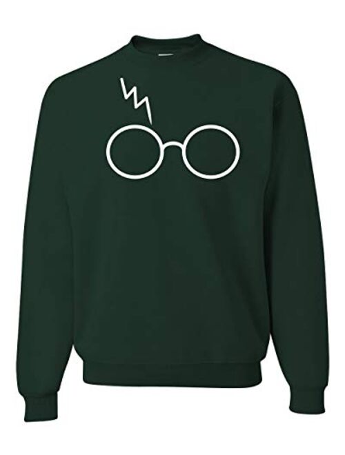 Wild Bobby Wizard Glasses Scar Unisex Crewneck Sweatshirt Fashion Sweatshirt