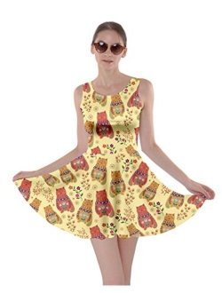 CowCow Womens Cats Kitten Meow Paw Pet Kitty Animals Claw Skater Dress, XS-5XL