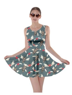 CowCow Womens Cats Kitten Meow Paw Pet Kitty Animals Claw Skater Dress, XS-5XL