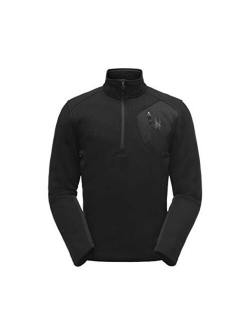 Mens Bandit Half-Zip Stryke Fleece Pullover Jacket for Winter Sports