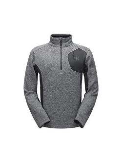 Mens Bandit Half-Zip Stryke Fleece Pullover Jacket for Winter Sports