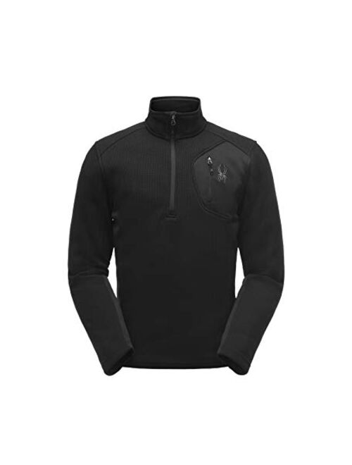 SPYDER Mens Bandit Half-Zip Stryke Fleece Pullover Jacket for Winter Sports