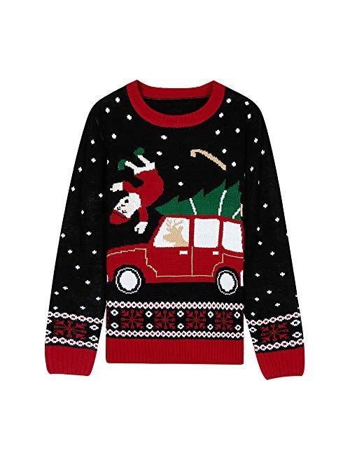 Sovoyontee Women's Cute Funny Hilarious Ugly Christmas Sweater