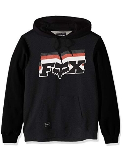 Fox Head Men's Pullover Fleece, Black/Orange, M