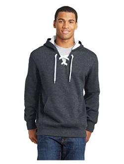 SPORT-TEK Men's Lace Up Pullover Hooded Sweatshirt