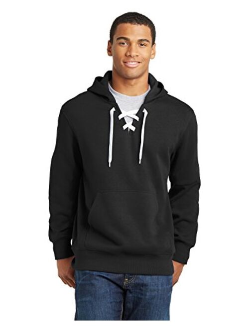 SPORT-TEK Men's Lace Up Pullover Hooded Sweatshirt