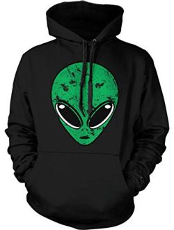 Alien Head - Martian Outer Space Unisex Hoodie Sweatshirt