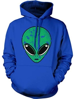 Alien Head - Martian Outer Space Unisex Hoodie Sweatshirt