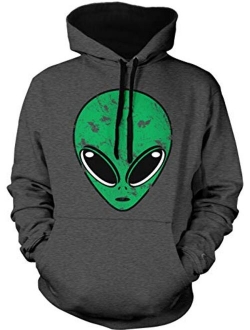 Alien Head - Martian Outer Space Unisex Hoodie Sweatshirt