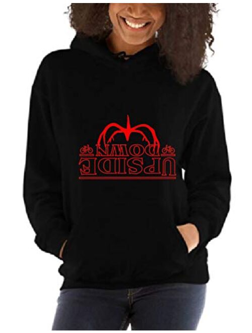 ALLNTRENDS Adult Hoodie Upside Down Shadow Monster Trendy Cool Sweatshirt