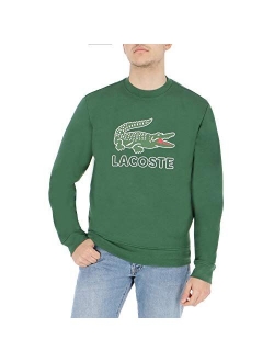 Men's Long Sleeve Graphic Croc Brushed Fleece Jersey Sweatshirt