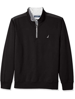 Men's 1/4 Zip Pieced Fleece Sweatshirt