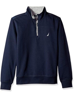 Men's 1/4 Zip Pieced Fleece Sweatshirt