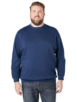 KingSize Men's Big and Tall Fleece Crewneck Sweatshirt